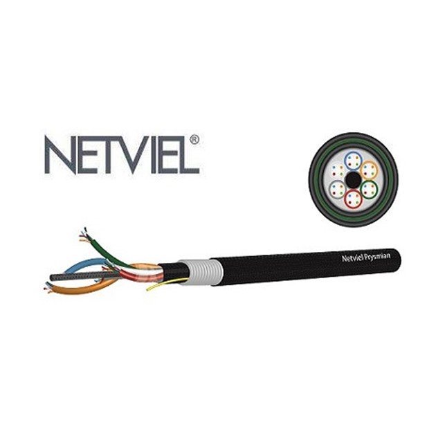 4 Core Singlemode Outdoor DIRECTDEPTH Direct Buried, Double Jacket 9/125um MULTILOOSETUBE