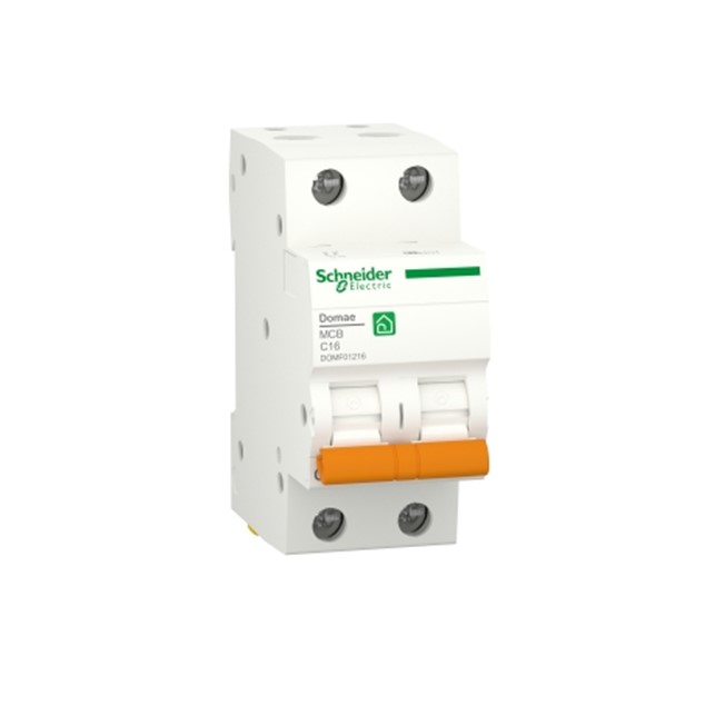 Miniature circuit breaker, Domae, 2P, 25 A, C Curve, 6000 A