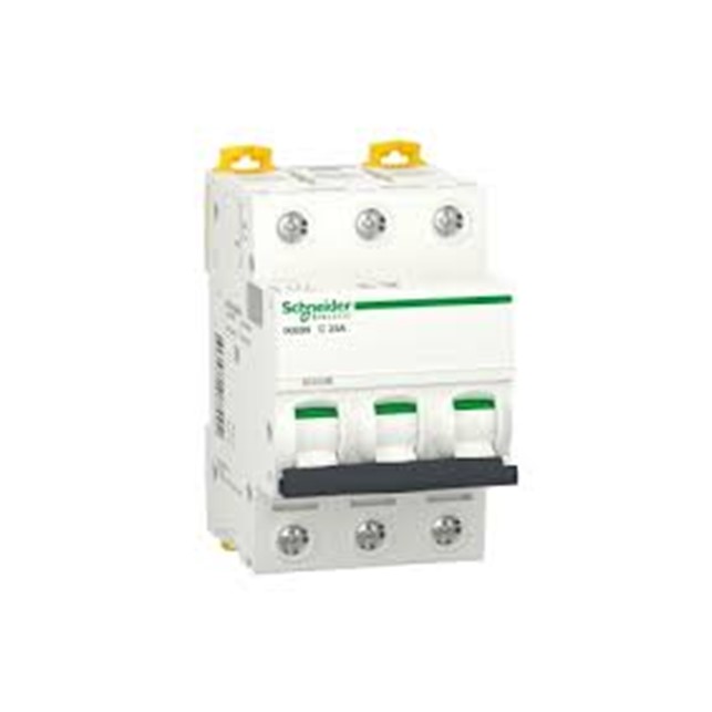 iC60N - miniature circuit breaker - 3P - 1A - C curve
