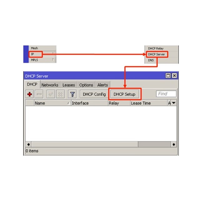 Jasa Konfigurasi DHCP Server  Per Device