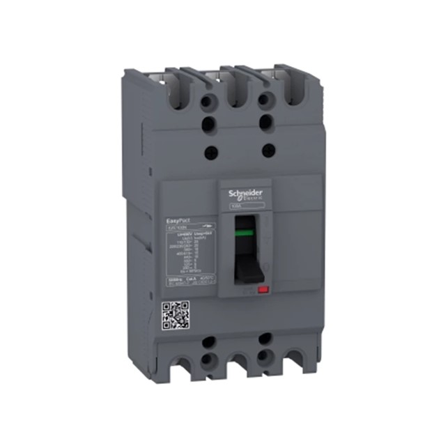 circuit breaker Easypact EZC250H - TMD - 100 A - 3 poles 3d