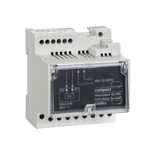 time delay relay - for voltage release MN - 48 V AC - 50/60Hz