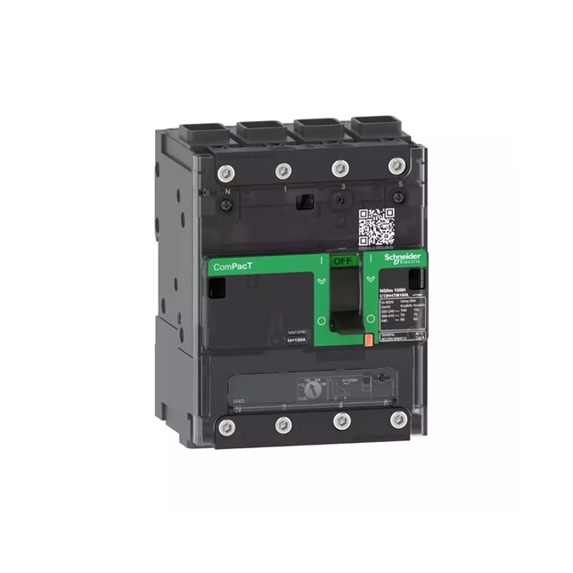 Circuit Breaker ComPacT NSXm B (25kA At 415VAC), 4 Poles 3d, 16A Rating TMD Trip Unit, EverLink Connectors