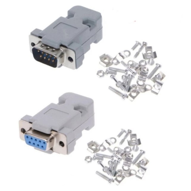 DB9 Male-Female 1 Set Connector DB 9 pin RS232 socket RS232 Serial