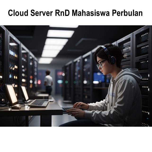 Cloud Server RnD Mahasiswa vCPU 48 Core Ram 128 GB Storage 1.9 TB NVME Per Bulan