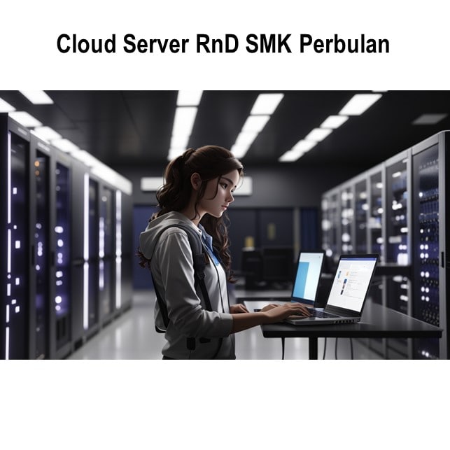 Cloud Server RnD SMK vCPU 16 Core Ram 16 GB Storage 250 GB NVME Per Bulan