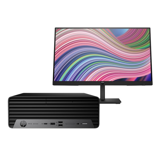 HP PC Prodesk 400 G9 SFF i5 SSD HP P22 G5 FHD Monitor