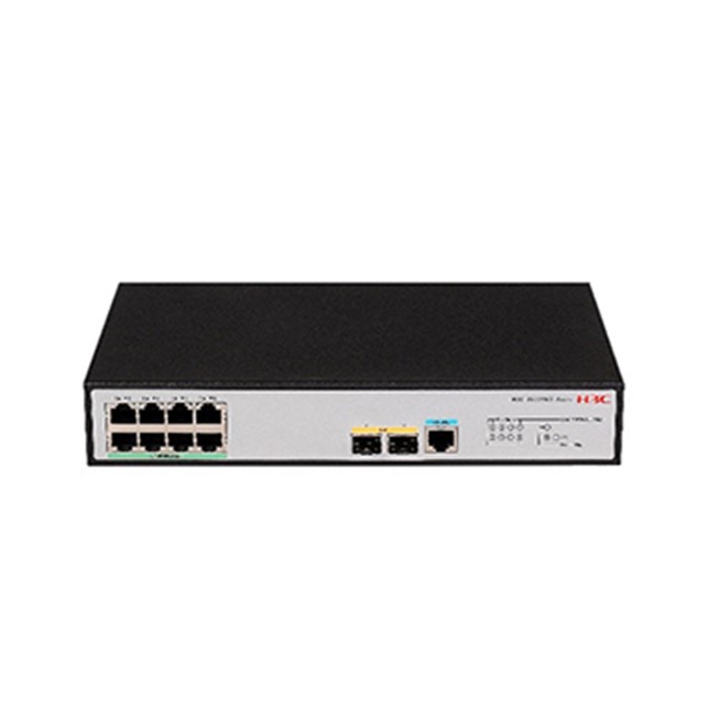 H3C S5120V3-10P-PWR-LI L2 Ethernet Switch with 8*10/100/1000BASE-T PoE+ Ports (AC 125W) and 2*1000BASE-X SFP Ports,(AC)