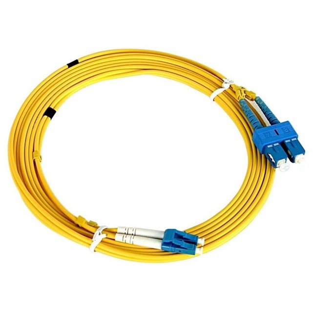 Patch Cord LC-LC Duplex Singlemode 9/125µm, 2 meter (LSZH) (NVL-DPSM1-LC-LC-002)