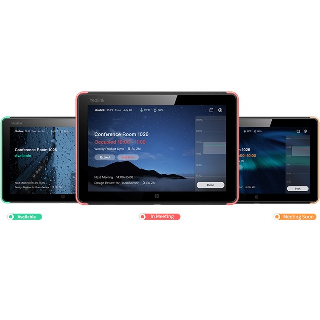 Yealink Room Panel Smart Workspace Room Scheduling Digital Signage
