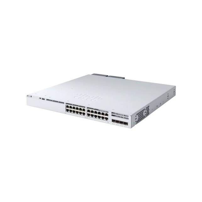 Cisco Catalyst 9300 24-port fixed uplinks PoE+, 4X1G uplinks, Network Essentials (C9300L-24P-4G-E)