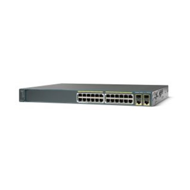 Cisco Switch Cisco Catalyst 2960 Plus 24 10/100 PoE + 2 T/SFP   LAN Lite (WS-C2960+24PC-S)