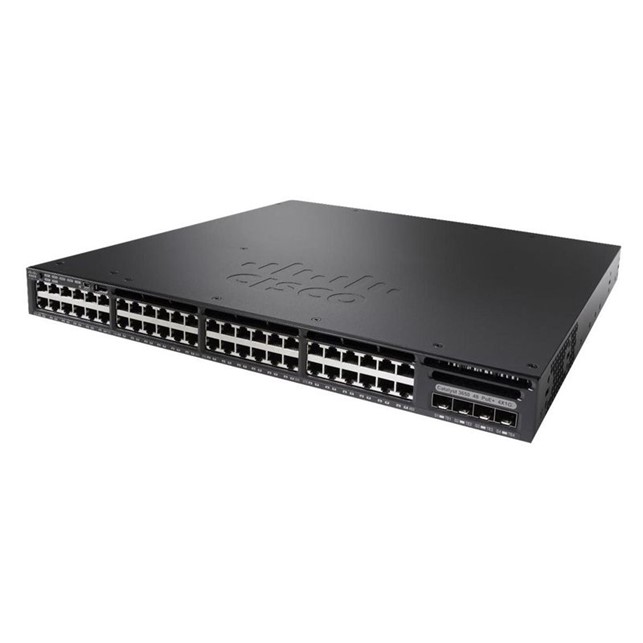 Cisco Catalyst 3650 48 Port PoE 4x1G Uplink LAN Base (WS-C3650-48PS-L)