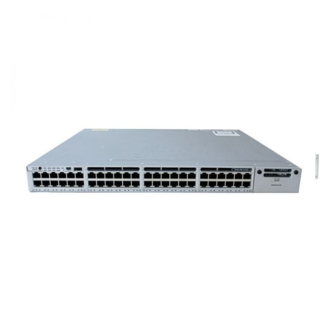 Cisco Catalyst C3850-48P Switch Layer 3 - 48 * 10/100/1000 Ethernet POE+ ports - IP Base - managed- stackable (WS-C3850-48P-S)