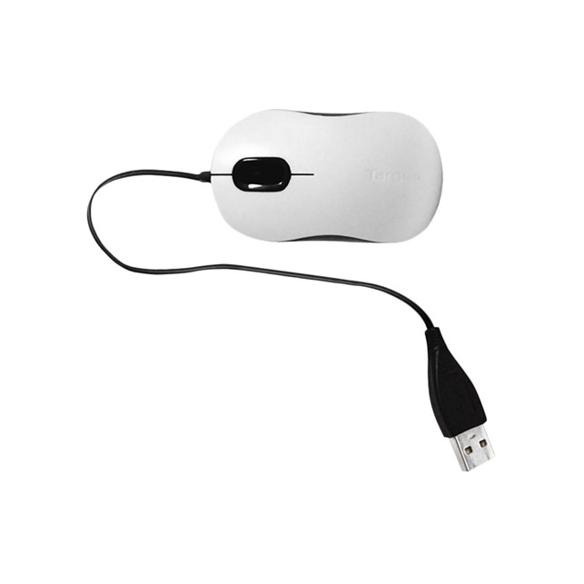 Targus Armor Mini Blue Trace Mouse Retail Package - White (AMU09702AP)