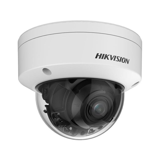 HikVision 8 MP Smart Hybrid Light with ColorVu Motorized Varifocal Dome Network Camera (DS-2CD2787G2HT-LIZS)