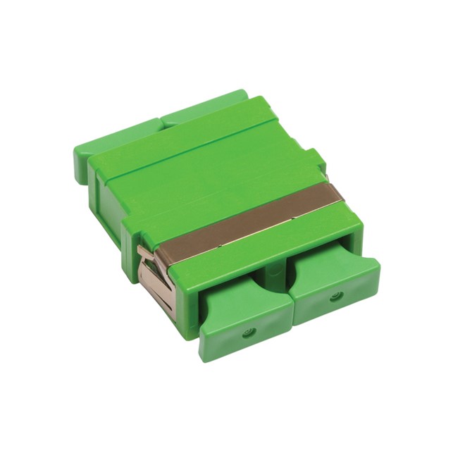 Commscope TeraSPEED® SC-APC Duplex Flangeless Adapter, Green, Single Pack (760115675)