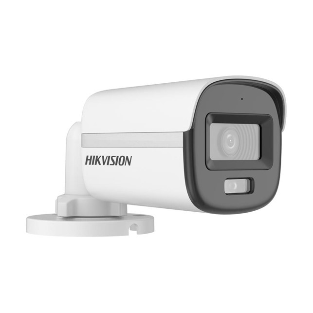 HikVision 2 MP Smart Hybrid Light with ColorVu Fixed Mini Bullet Camera (DS-2CE10DF0T-LFS)