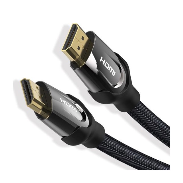 Vention Nylon Braided HDMI Cable 1M Black Metal Type (VAA-B05-B100)