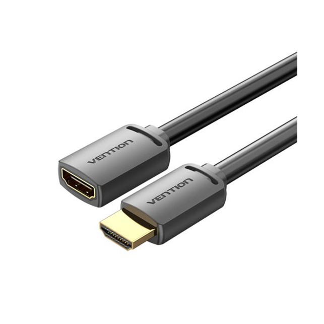 Vention HDMI-A Male to HDMI-A Female 4K HD Cable PVC Type 0.5M Black (AHCBD)