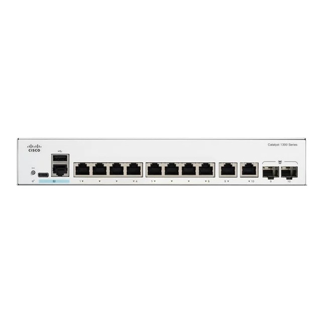 CISCO C1300-8T-E-2G Catalyst 1300 8-port GE, Ext PS, 2x1G Combo